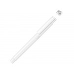 Капиллярная ручка в корпусе из переработанного материала rPET RECYCLED PET PEN PRO FL, белый с серебристым