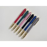 Ручка пластиковая шариковая Parliament, 0,7 мм, синие чернила, черный/золотистый