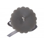 Набор свечей с гранями Vela, темно-серый, белый