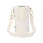 Трип Эви дорожная сумка для бутылок из переработанного материала объемом 2 л, кремовый