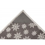 Плед Snowflake новогодний