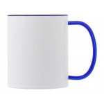 Керамическая кружка со стеклянной ручкой для сублимации Charm, синий