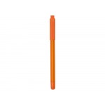 Ручка шариковая пластиковая Delta из переработанных контейнеров, оранжевая