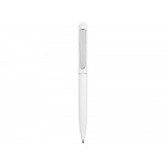 Ручка металлическая шариковая Skate с матовым покрытием, белый