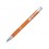 Шариковая ручка Moneta из переработанного алюминия (черные чернила) - Оранжевый