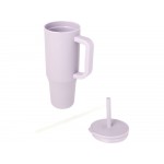 Brady термостакан с силиконовой трубочкой, 900 мл, сертифицированный согласно RCS- Сиреневый