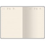 Ежедневник недатированный А5 Megapolis Nebraska Flex, зеленый с золотым обрезом (Р)