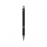Шариковая ручка Moneta из переработанного алюминия (черные чернила) - Черный
