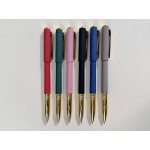 Ручка пластиковая шариковая Parliament, 0,7 мм, синие чернила, зеленый/золотистый