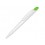 Ручка шариковая пластиковая Stream, белый/салатовый