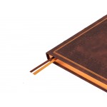 Ежедневник недатированный А4 Royal, коричневый с бронзовым срезом