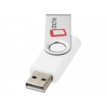 USB-флешка на 16 Гб Rotate Basic, белый
