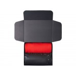 Подарочный набор с пледом, свечой и диффузором, красный