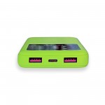 Внешний аккумулятор Kris soft touch, 10000mAh (Светло-зелёный)