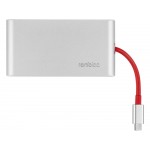 Хаб USB Rombica Type-C Hermes Red (Р)