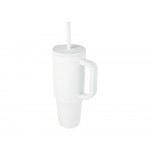 Brady термостакан с силиконовой трубочкой, 900 мл, сертифицированный согласно RCS- Белый