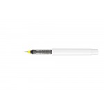Капиллярная ручка в корпусе из переработанного материала rPET RECYCLED PET PEN PRO FL, белый с желтым