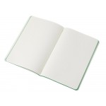 Блокнот Audrey А5 на сшивке в гибкой обложке софт-тач, зеленый