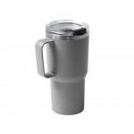 Термокружка Кенчер с двойными стенками из нержавеющей стали 304 и полипропилена, серый