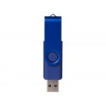 Флеш-карта Rotate Metallic USB 2.0 на 4 Gb, темно-синий