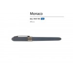 Ручка пластиковая шариковая Monaco, 0,5мм, синие чернила, графит/вороненая сталь