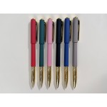 Ручка пластиковая шариковая Parliament, 0,7 мм, синие чернила, серый/золотистый