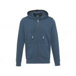 Толстовка Арора мужская с капюшоном, серо-синий