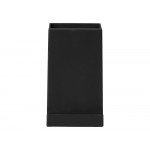 Беспроводная зарядка-подставка с подсветкой Glow box, черный (Р)