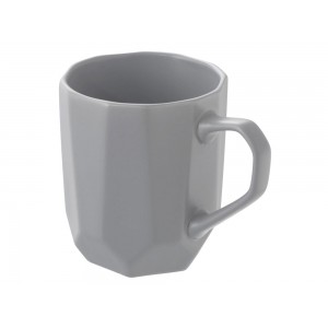 Кружка с гранями Amery, 310мл, серый матовый