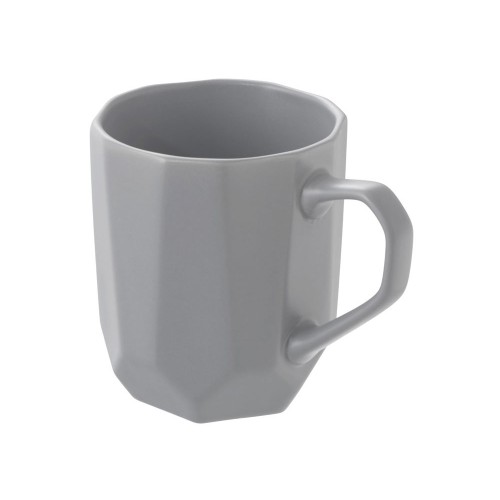 Кружка с гранями Amery, 310мл, серый матовый