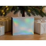 Подарочная коробка с голографическим шубером без печати Aurora, XL, 300х235х105 мм.