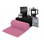 Подарочный набор Re:y. Vive с пледом, френч-прессом и кофе