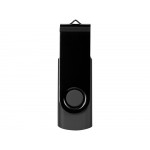Флеш-карта Rotate Metallic USB 2.0 на 4 Gb, черный
