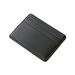 Картхолдер для двух карт и наличных денег с зажимом Crave, черный