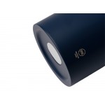 Бутылка LUWAK/ЛЮВАК из переработанной нержавеющей стали с карабином, синий нейви