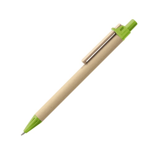 NAIROBI. Шариковая ручка из крафт-бумаги, Светло-зеленый