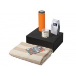 Подарочный набор Re:y. Warm с пледом, термосом и чаем