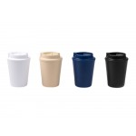 Стакан OKLAN/ОКЛАН с полипропиленовым корпусом и крышкой, черный