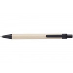 Блокнот А7 Zuse с ручкой шариковой, черный