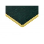 Ежедневник недатированный А5 Megapolis Nebraska Flex, зеленый с золотым обрезом (Р)