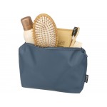 Trip Aware™ дорожная косметичка из переработанного материала 2 л, серо-синий