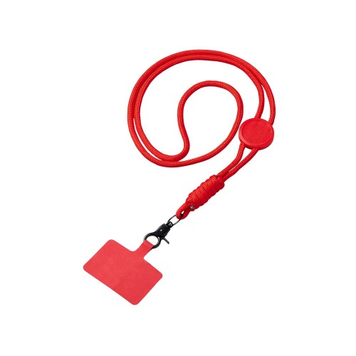 Ремешок на шею для телефона Нэко, красный