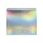 Подарочная коробка с голографическим шубером Aurora, L, вн. размер 260х260х100 мм.