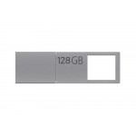 USB 3.0-флешка на 128 Гб с разъемами USB-A и Type-C, серебристый