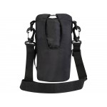 Трип Эви дорожная сумка для бутылок из переработанного материала объемом 2 л, черный