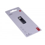 USB 3.0-флешка на 64 Гб с разъемами USB-A и Type-C, серебристый