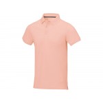 Calgary мужская рубашка-поло с коротким рукавом, pale blush pink