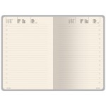 Ежедневник недатированный А5 Megapolis Color Flex New, светло-серый