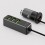 АЗУ 1 USB + 3 USB для пассажиров, QC 3.0, 7А, алюминий, графит, Deppa