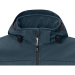 Куртка софтшел Ланглей женская, серо-синий